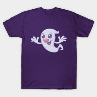 Cute Retro Ghost T-Shirt